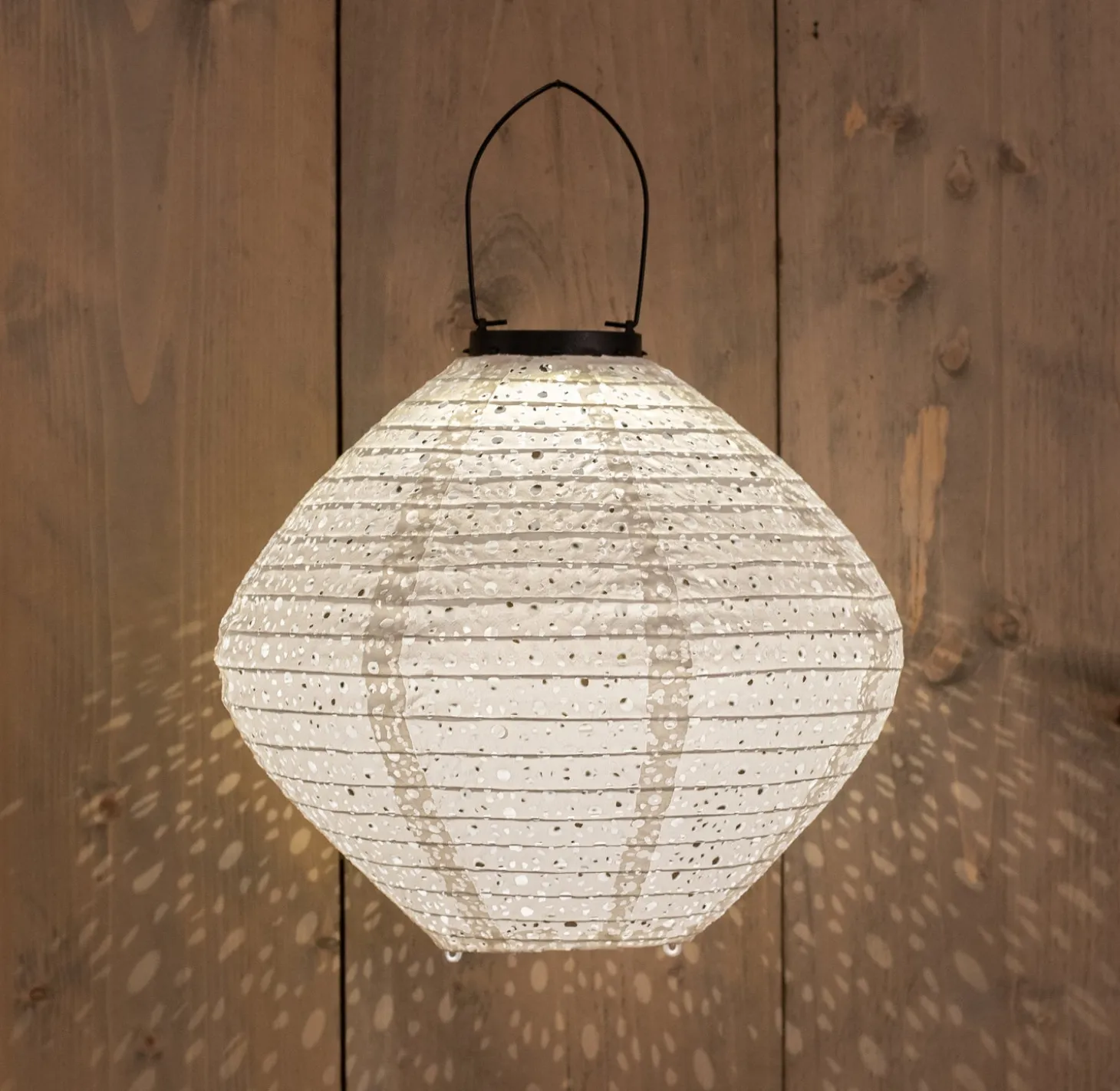 Lampion Marrakesh wit D 29 H 25 cm