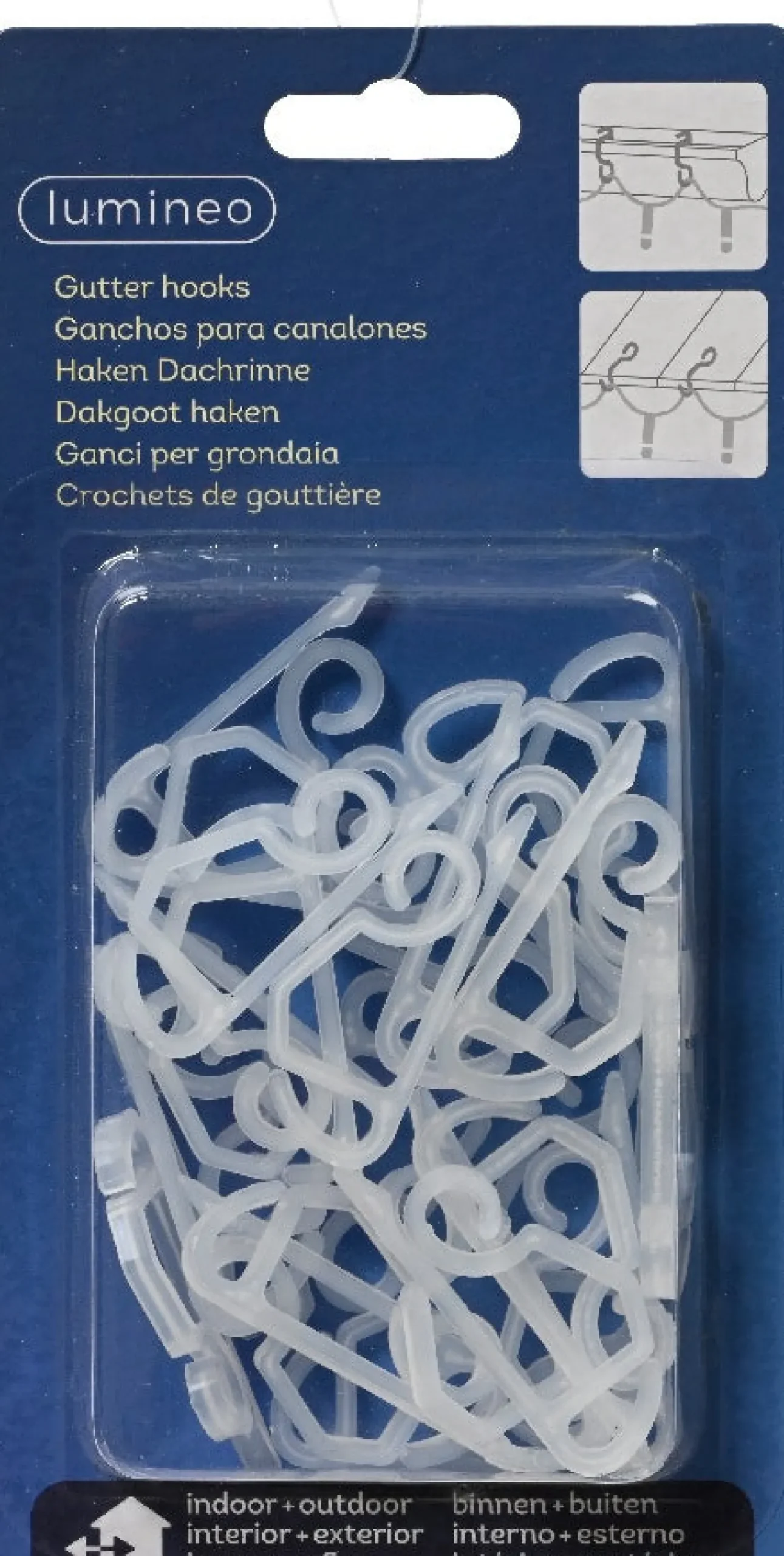 Lumineo goothaak 5,5 cm 24 stuks