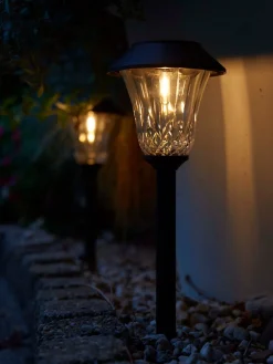 Luxform Lighting solar tuinlamp St. Tropez zwart D 12 H 41,5 cm