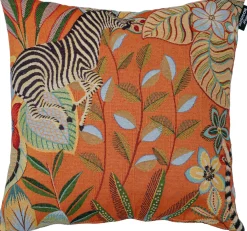 Madison Home sierkussen Lou oranje / beige 45 x 45 cm
