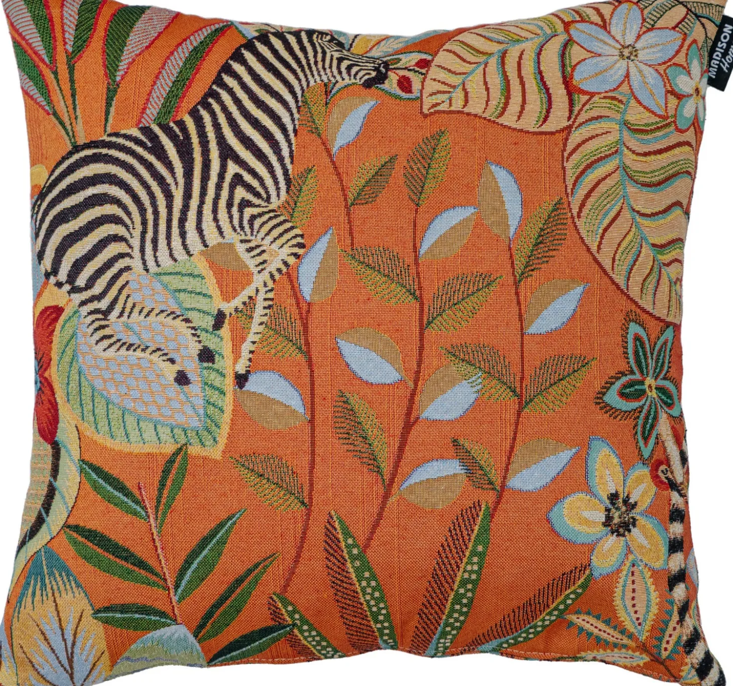 Madison Home sierkussen Lou oranje / beige 45 x 45 cm