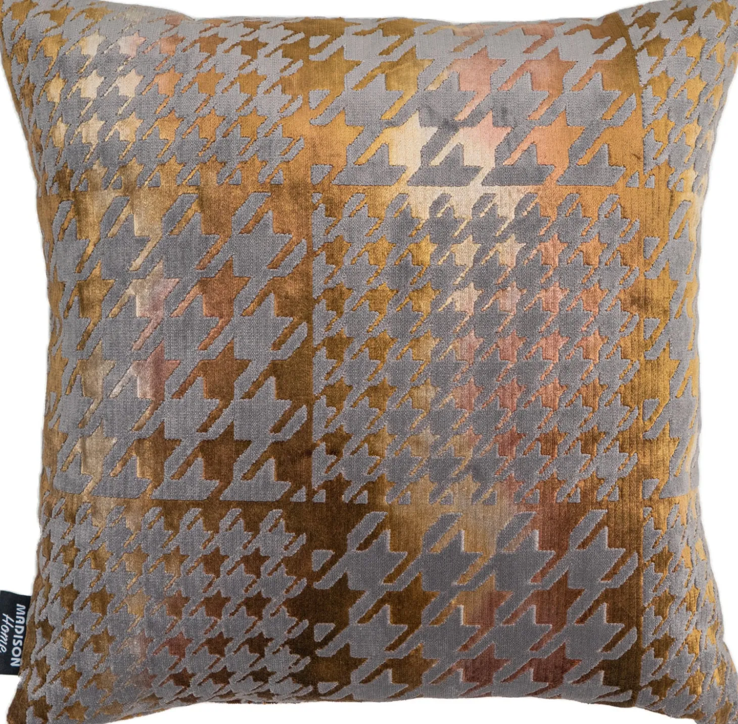 Madison Home sierkussen Rogge goud / grijs 45 x 45 cm