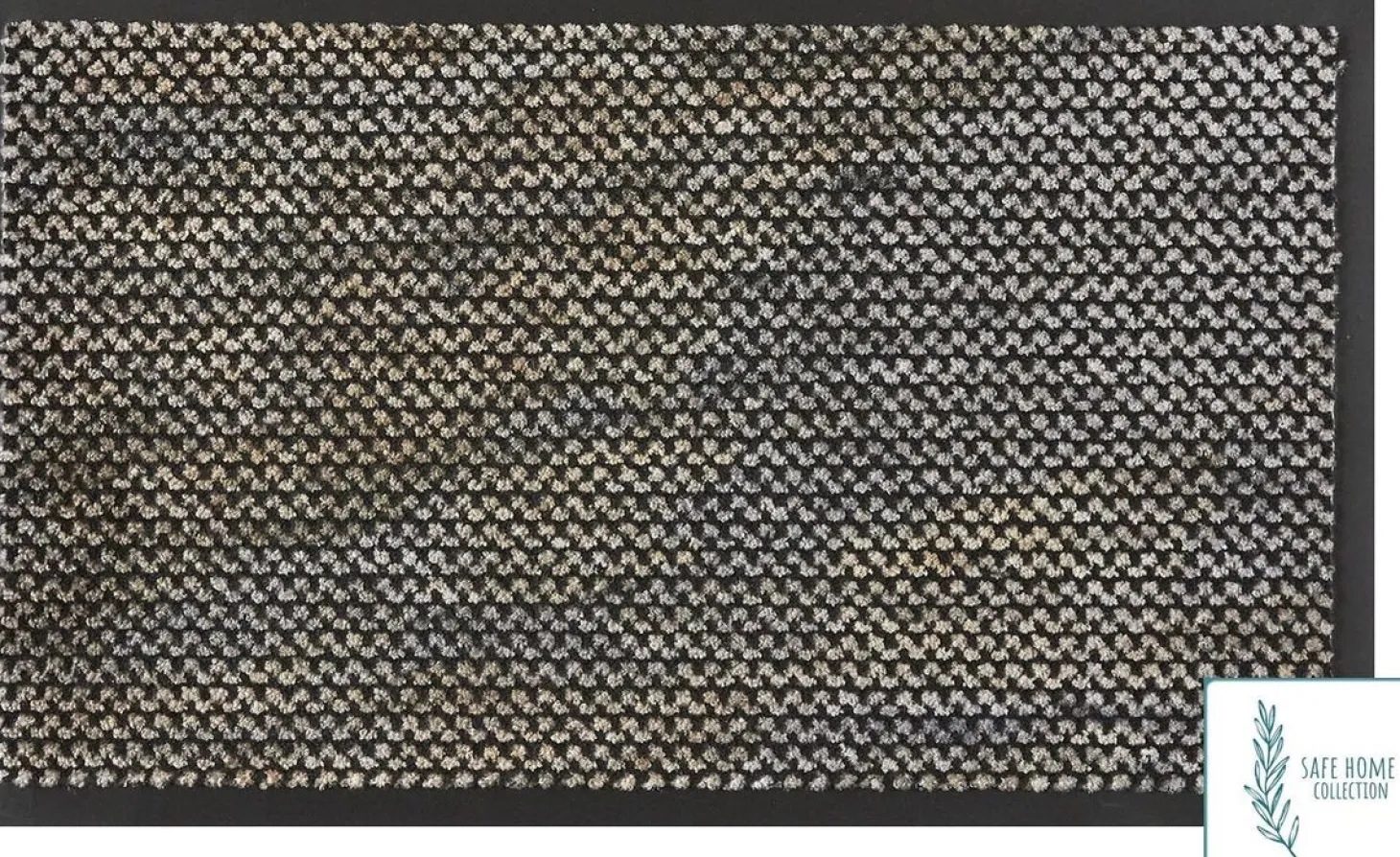 MD Entree schoonloopmat grijs / zwart 75 x 45 cm