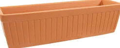 Mega Collections balkonbak Floreira terracotta 50 x 18 x 17 cm