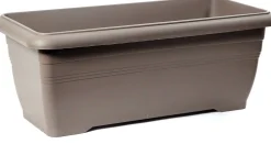Mega Collections balkonbak Linea taupe 80 x 38 x 31 cm