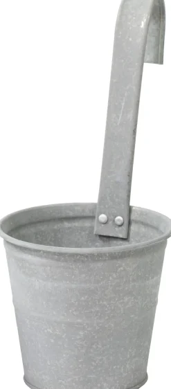 Mega Collections hangpot old look D 13 cm zink