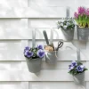 Mega Collections hangpot old look D 16 cm zink