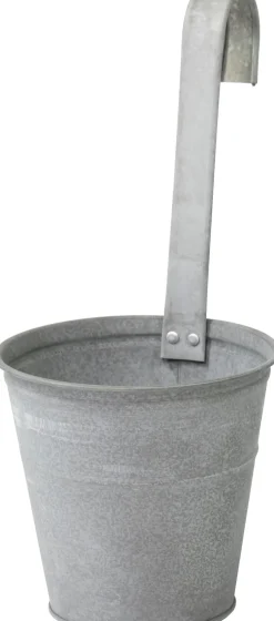 Mega Collections hangpot old look D 16 cm zink