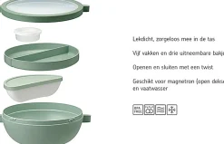 Mepal Bento lunchbox Vita groen 24 x 20,7 x 8,5 cm