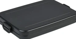 Mepal lunchbox Take a Break flat zwart 25,5 x 17 x 3,3 cm