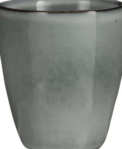 Mica Decorations beker Tabo grijs D 7,5 H 8,5 cm