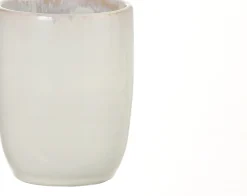 Mica Decorations beker Tabo wit D 7,5 H 10 cm