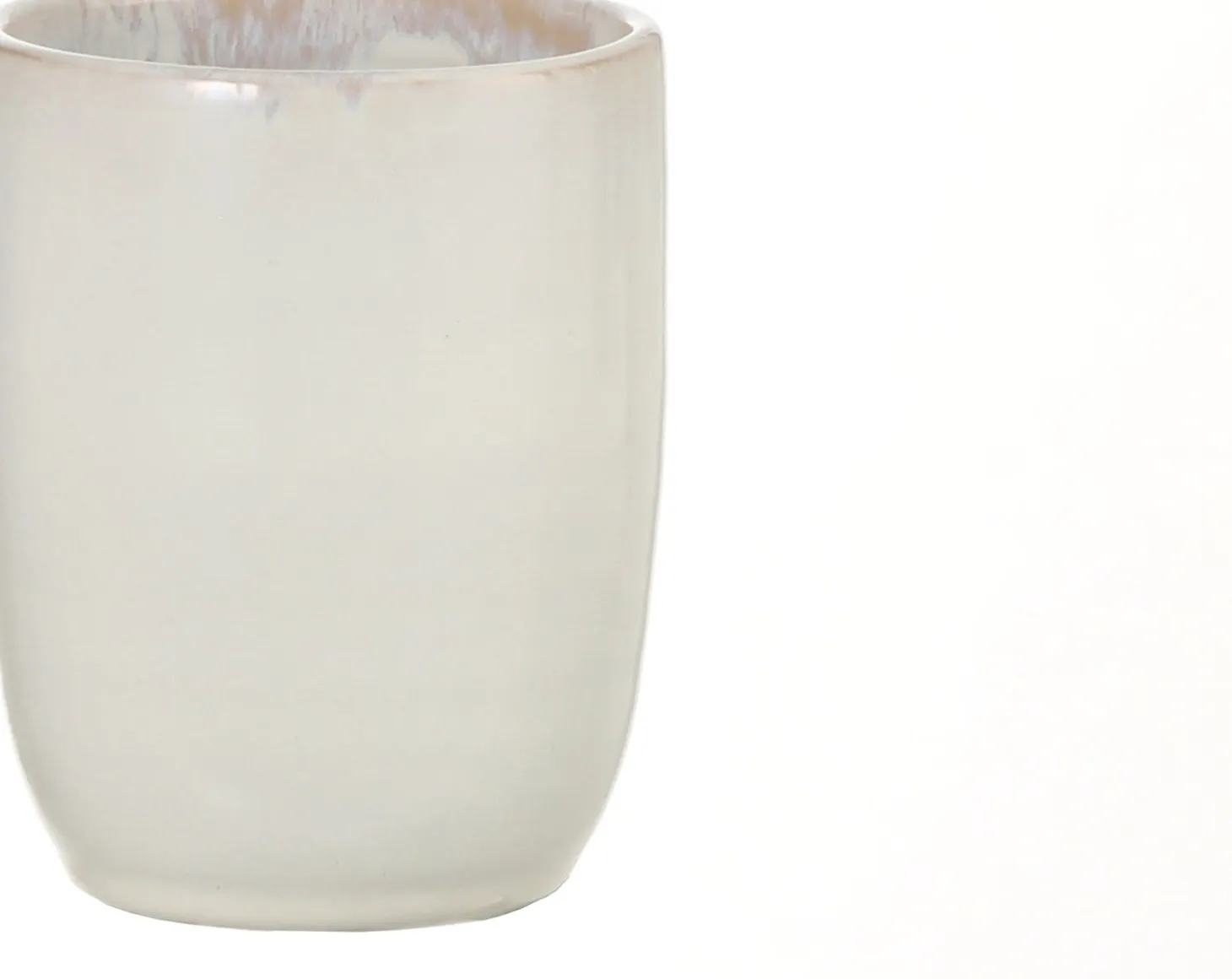 Mica Decorations beker Tabo wit D 7,5 H 10 cm