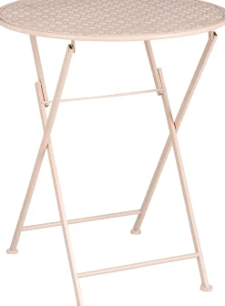 Mica Decorations bistrotafel Yentl roze D 60 H 70 cm