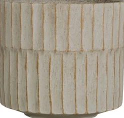 Mica Decorations bloempot Apiro crème D 20 H 19 cm