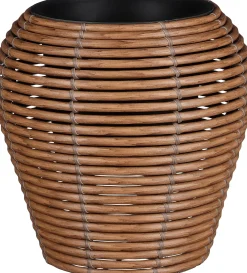 Mica Decorations bloempot Cesena bruin D 28 H 28 cm