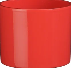 Mica Decorations bloempot Era rood D 17,5 H 14,5 cm