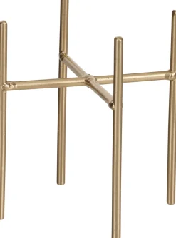 Mica Decorations bloempothouder Ascot goud D 11,5 H 12,5 cm