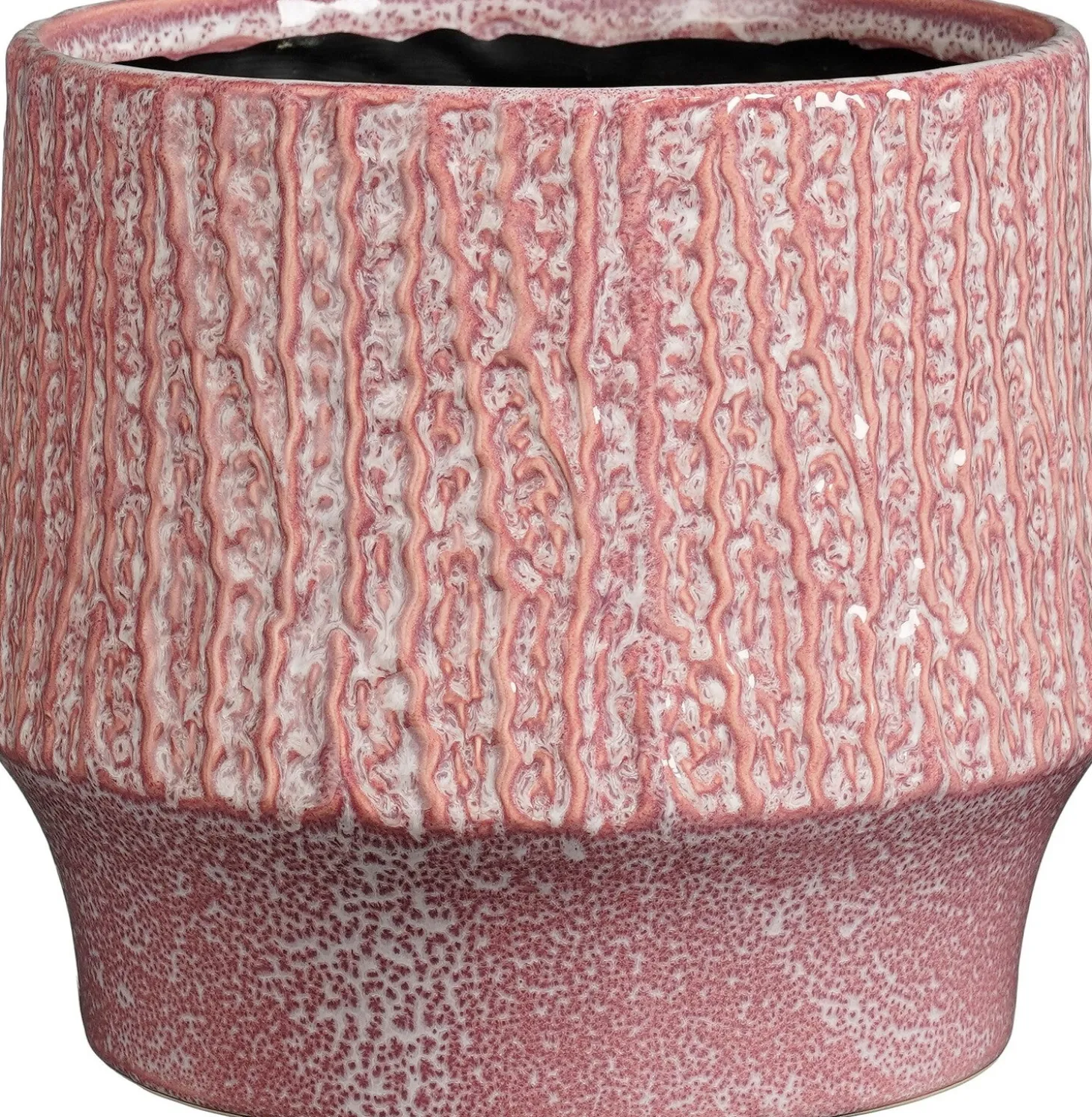 Mica Decorations bloempot op voet Lanny roze D 21 H 18,5 cm