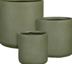 Mica Decorations bloempot Siesta groen D 24 H 23 cm