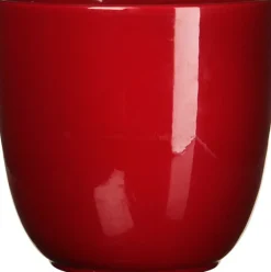Mica Decorations bloempot Tusca rood D 12 H 11 cm