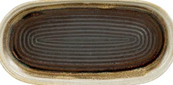 Mica Decorations bord Ethan wit / zwart 23 x 11,5 x 2,5 cm