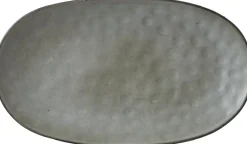 Mica Decorations bord Tabo grijs 31 x 18 x 3 cm