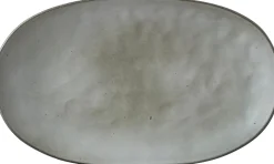 Mica Decorations bord Tabo grijs 35,5 x 21,5 x 4,5 cm