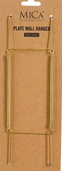 Mica Decorations decoratiebordhanger goud 24 x 7,5 x 1,5 cm