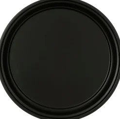 Mica Decorations decoratiebord Milos zwart D 40 H 3 cm