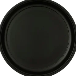 Mica Decorations decoratiebord Milos zwart D 50 H 3 cm