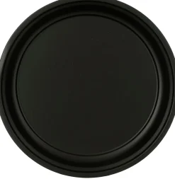 Mica Decorations decoratiebord Milos zwart D 36 H 3 cm
