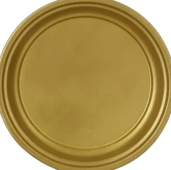 Mica Decorations decoratiebord Milos goud D 30 H 3 cm