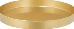 Mica Decorations decoratiebord Milos goud D 45 H 3 cm