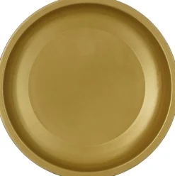 Mica Decorations decoratiebord Milos goud D 23,5 H 3 cm