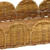 Mica Decorations dienblad Eleta bruin 50 x 35 x 8 cm