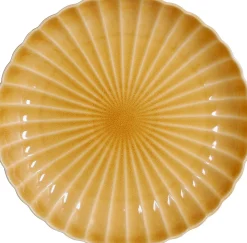 Mica Decorations dinerbord geel Pesca D 27,5 H 4 cm