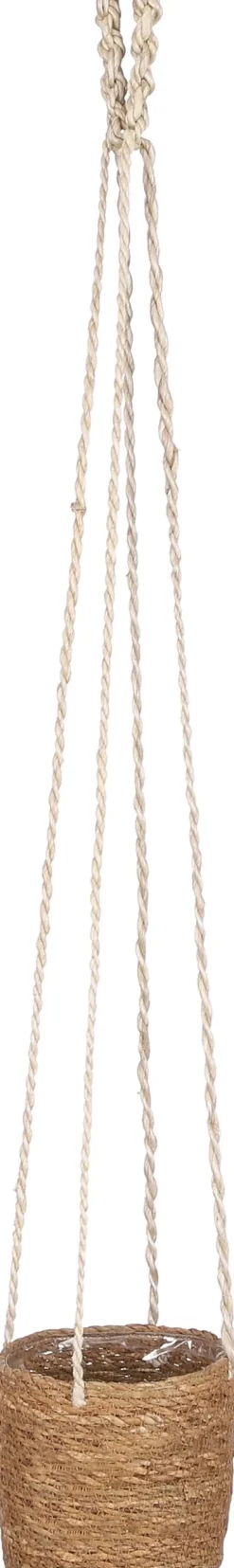 Mica Decorations hangpot Atlantic bruin D 14 H 14 cm