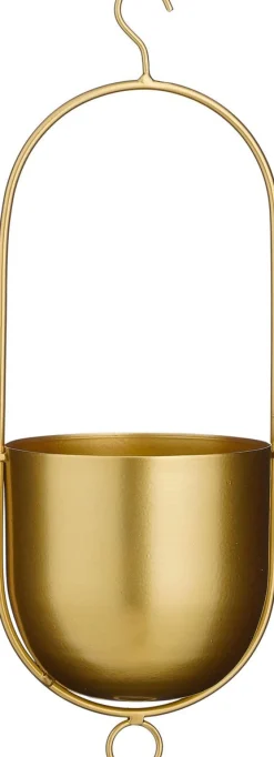 Mica Decorations hangpot Bob goud 15 x 14 x 42 cm