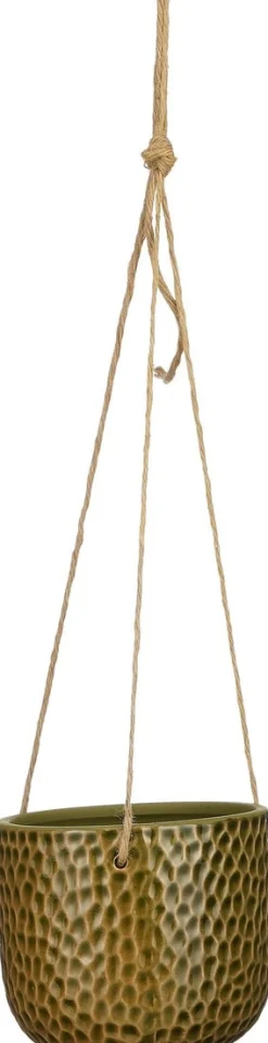 Mica Decorations hangpot James groen D 14 H 12,5 cm