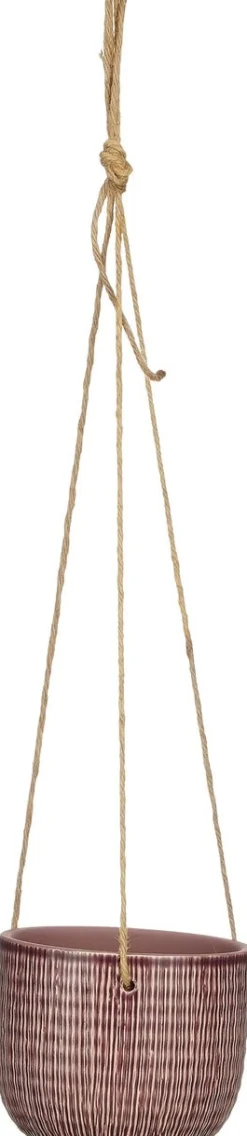Mica Decorations hangpot James paars D 12,5 H 11 cm