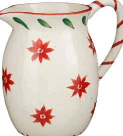 Mica Decorations kan Venda wit / rood 22,5 x 15 x 21 cm