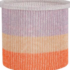 Mica Decorations opbergmand Danfield paars / oranje D 27 H 25 cm