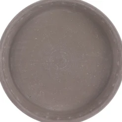Mica Decorations plantenschotel Stan grijs D 18 H 2,5 cm