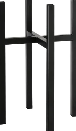 Mica Decorations plantenstandaard Ascot xl zwart 34 x 34 x 49,5 cm
