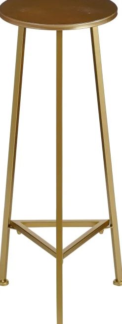 Mica Decorations plantentafel Guus goud D 30 H 80 cm