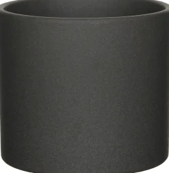 Mica Decorations pot Era rond D 19,5 H 17,5 cm mat donkergrijs