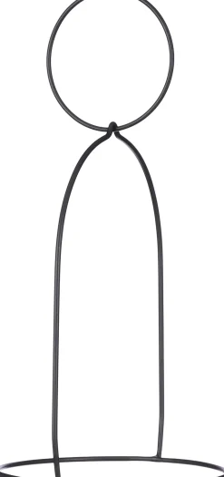 Mica Decorations pothouder zwart 22,5 x 19 x 39,5 cm