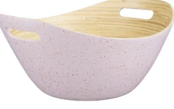 Mica Decorations schaal Mirian paars 35 x 30 x 16 cm