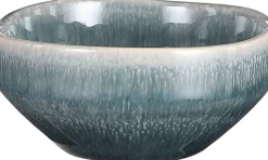 Mica Decorations schaal Rhea blauw D 8 H 4 cm